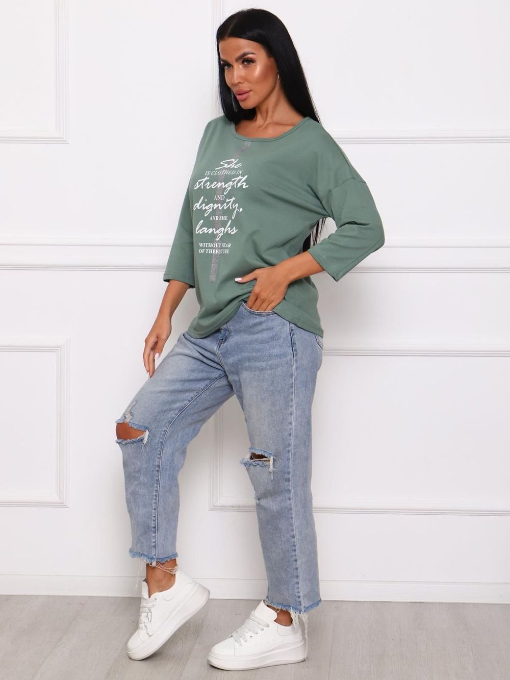 Флавия - футболка хаки Iv-capriz (Акция)