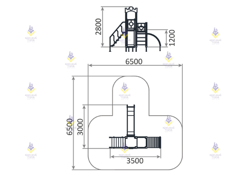 Игровой комплекс Полубашня