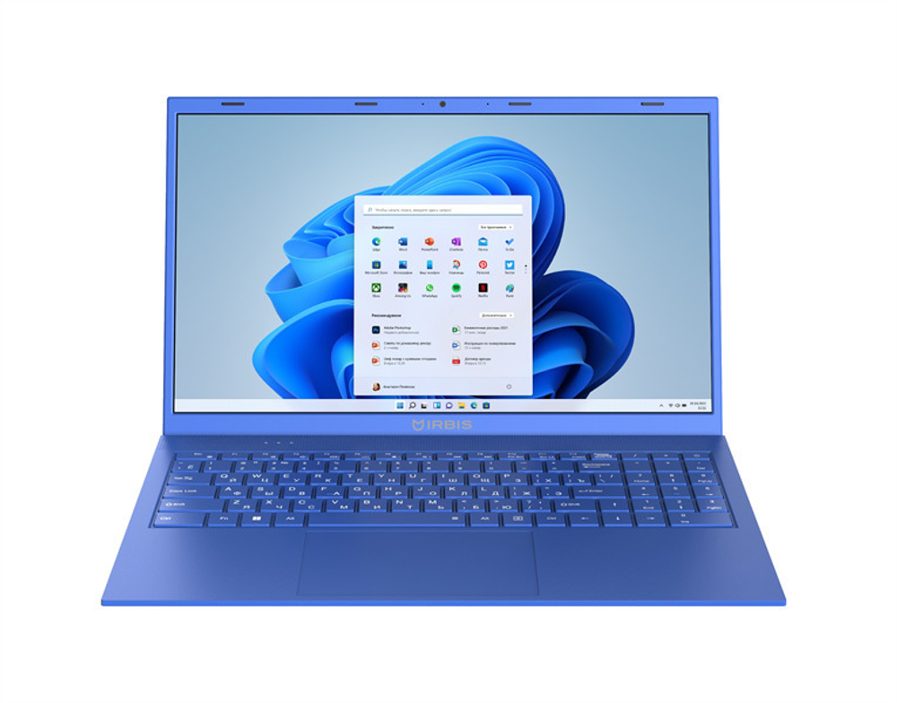 Ноутбук  Irbis Blizzard 15.6 ", Ryzen 3, 16 Гб RAM, 512 Гб SSD, Radeon Vega 3, Синий