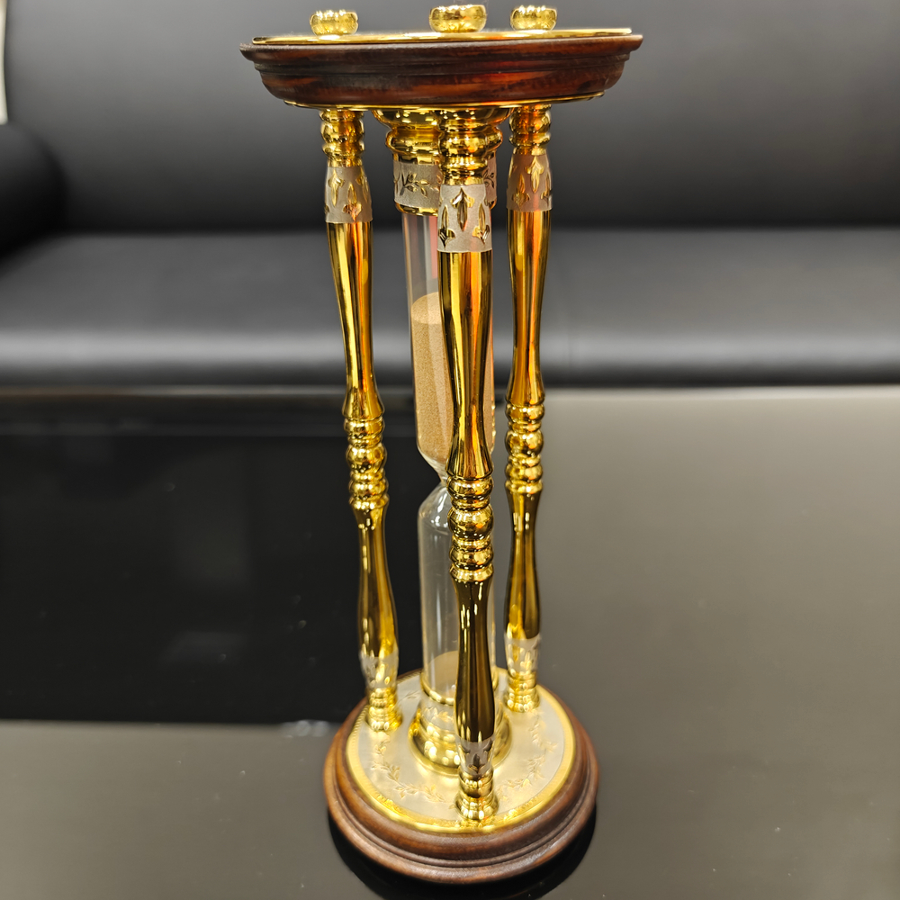 Песочные часы "Эксклюзивные" (Златоуст) 20 мин. в футляре