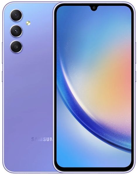 Смартфон Samsung Galaxy A34 5G 8/256 ГБ, Dual nano SIM, лавандовый