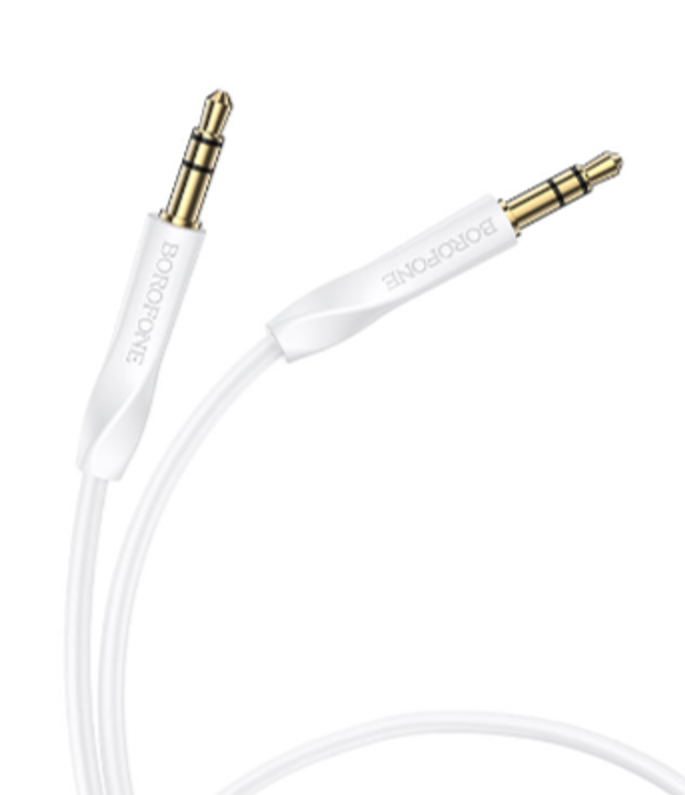 Кабель AUX Borofone BL16 1м White
