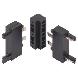 Коннектор питания ЭРА TRM-S5-CCW BK для магнитного шинопровода угловой черный для системы S5