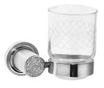 Boheme Стакан настенный ROYALE CRISTAL ХРОМ