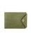 Фото компактного портмоне Классического из зеленого нубука, в сложенном виде.