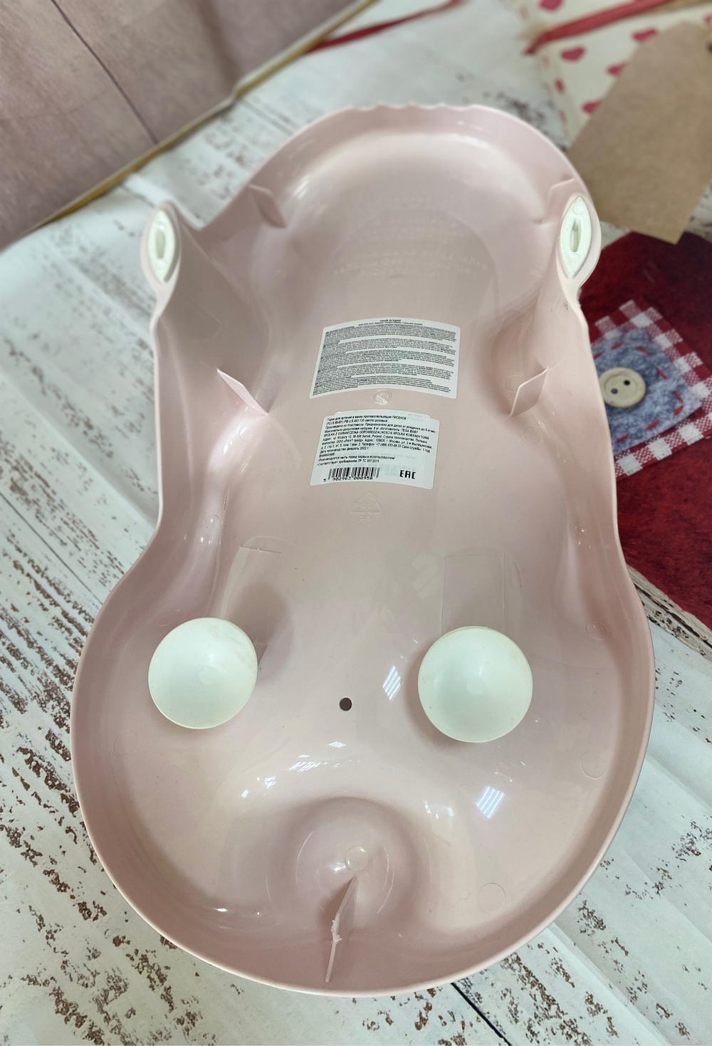 Кресло в ванну "Лисенок" (light pink-розовый)