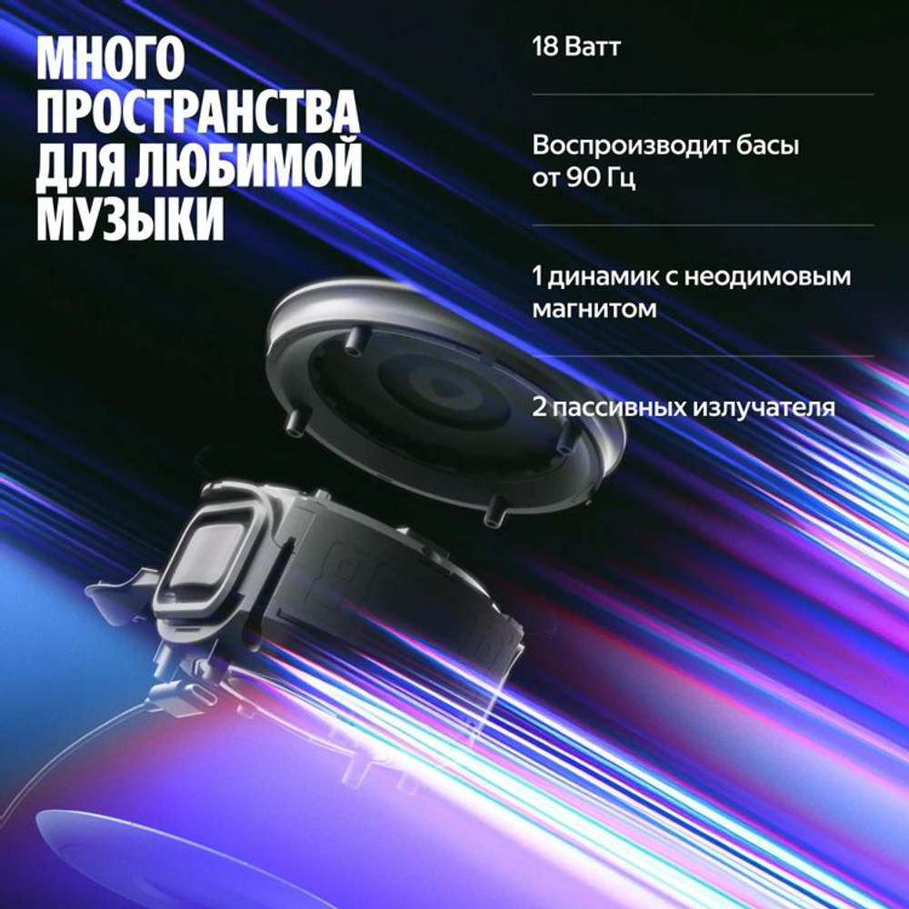 Умная колонка ЯНДЕКС Станция Мини 3 Про, 18Вт, с Алисой, серый Zigbee [yndx-00059gry]