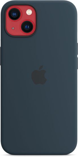 Чехол Apple Silicone Case with MagSafe for iPhone 13, «синий омут»