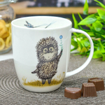 Кружка 420мл Ежик в тумане форма Дерби, фарфор