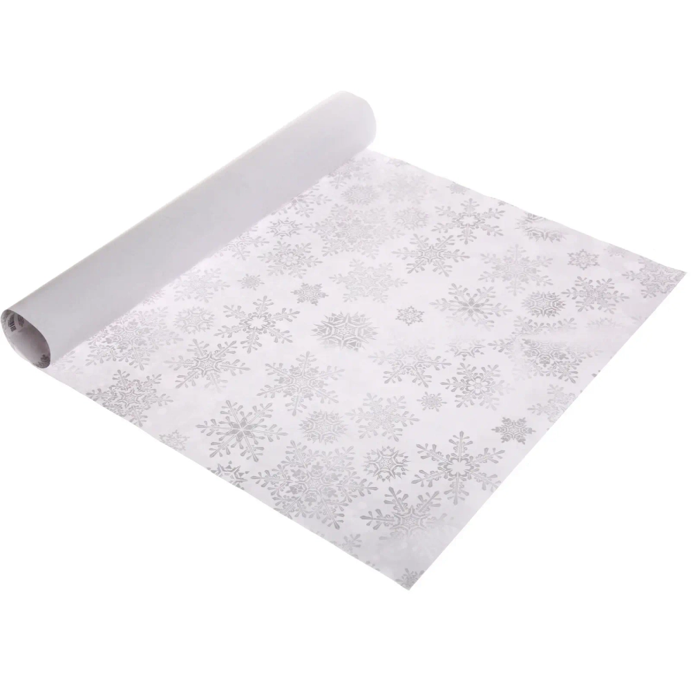 Бумага упаковочная 50х70 см «Метель» (1 лист), Серебро