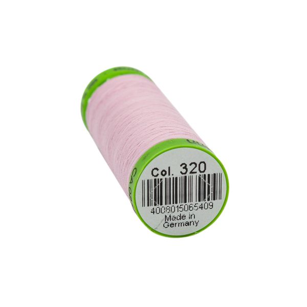 Нитки для тонких тканей Gutermann Extra Fine 150 (200 метров), 5 кат. | 320 зефирно-розовый