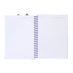 Блокнот детский Basir, формат А5, серия "Лисичка", с Pop-It, цветная обложка pop it, размер 21*15 см, 80 листов, на объёмной спирали, 4 цвета ассорти