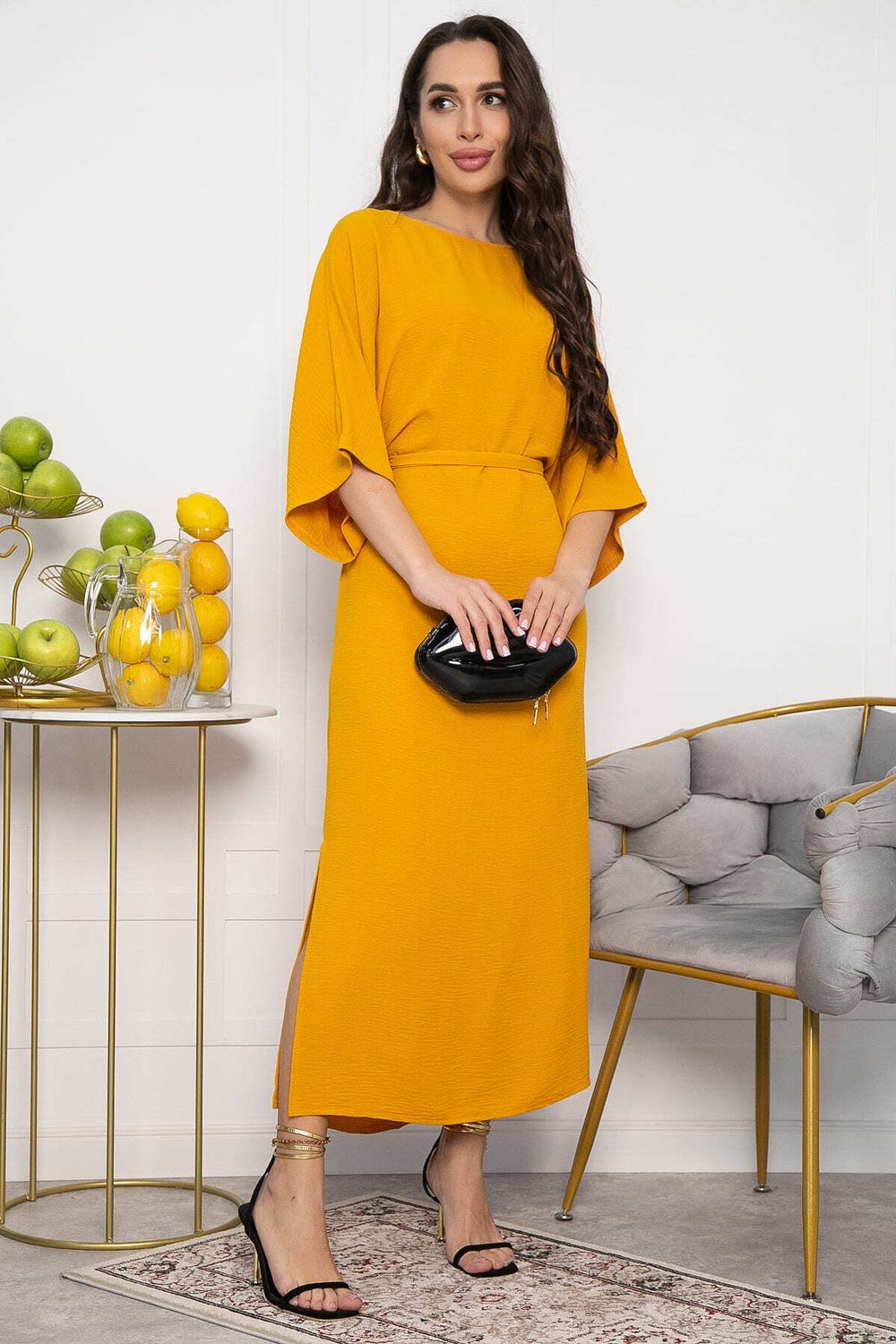 Платье Фернанда (горчица) П13621-41М LT Collection