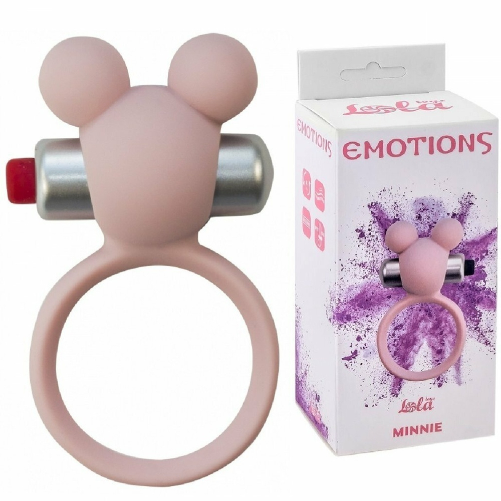 Эрекционное виброкольцо Emotions Minnie Light розовый