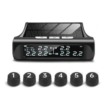 Система контроля давления в шинах для грузового транспорта TPMS (внешние датчики 6шт. 8 BAR) / Tuao TY04