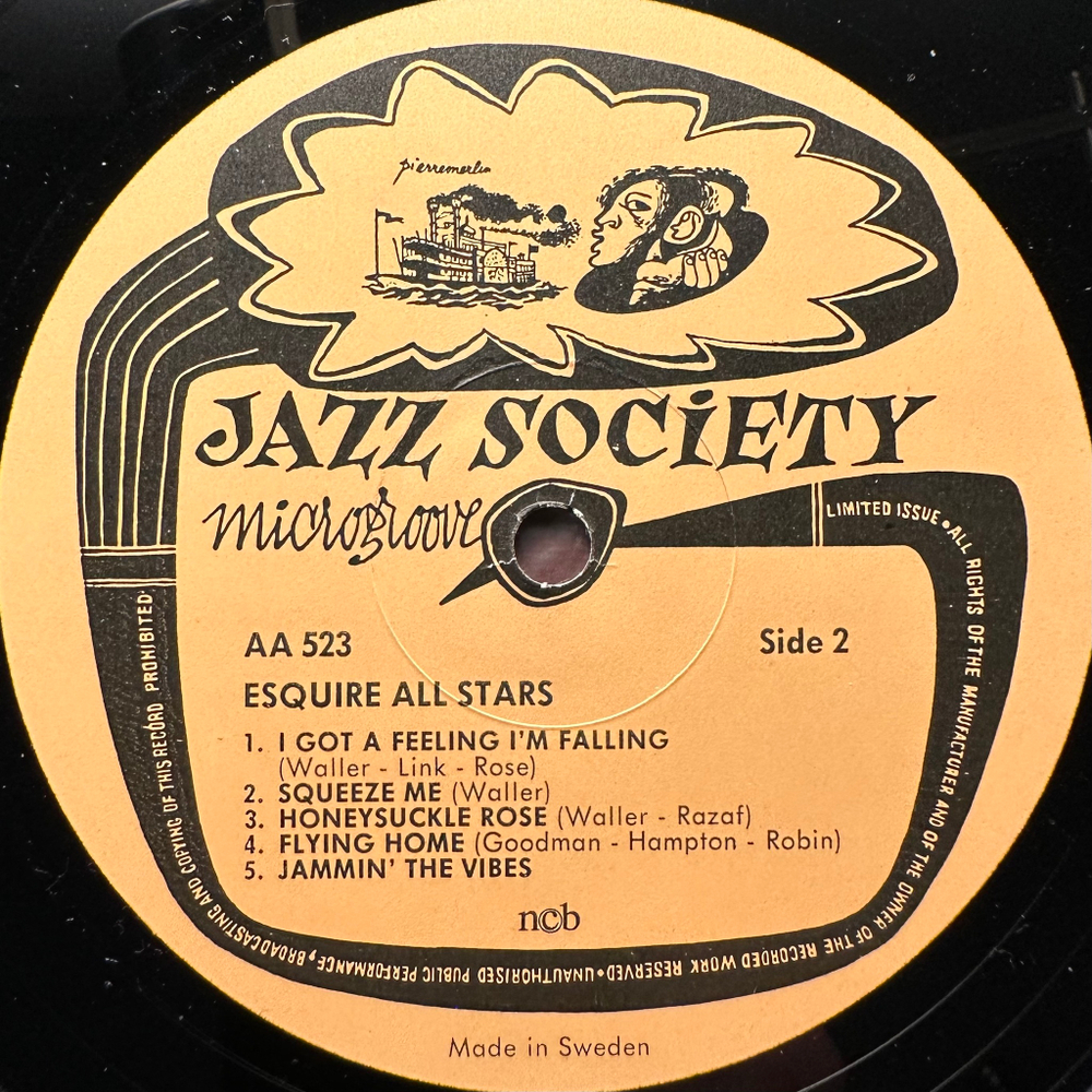 Louis Armstrong And The Esquire All Stars - Metropolitan Opera House Jam Session January 18, 1944 2LP (Швеция)