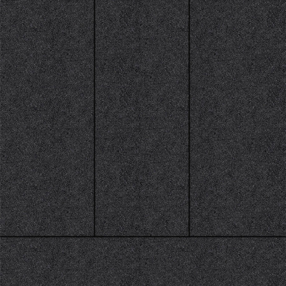 Тротуарная плитка ПРЯМОУГОЛЬНИК 900х300 мм - Стоунмикс Черный