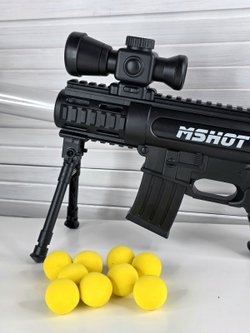 Автомат с мягкими шариками с прицелом (201113595)