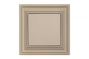 Переключатель одноклавишный кремовый омбре LIREGUS RETRO