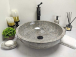 Раковина из мрамора Bowl Grey TinLip BM-60028 45*45*15