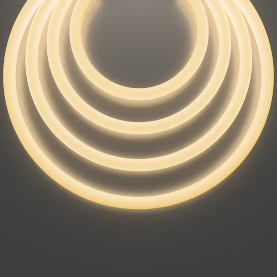 Гибкий неон круглый 360° D25 24В 14,4Вт/м 3000К IP65 5м Led Strip 20301