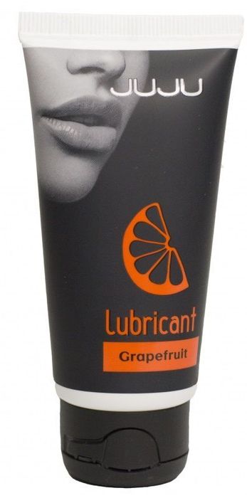 Съедобный лубрикант JUJU Grapefruit с ароматом грейпфрута - 50 мл.