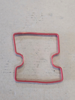 Прокладка крышки клапанной ("лапша" низкая) (пластиковая крышка) (У-002.00.007СТР1) (Строймаш)