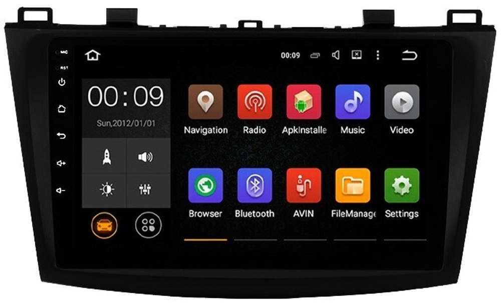 Магнитола для Mazda 3, Axela 2009-2013 - Roximo RX-2414 Android 13, ТОП процессор, 8/128, SIM-слот
