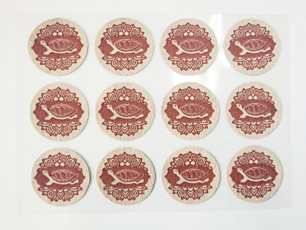 Пластыри обезболивающий с красным корейским 6-летнем женьшенем Korean Power Red Ginseng Coin 28 мм, 60 шт