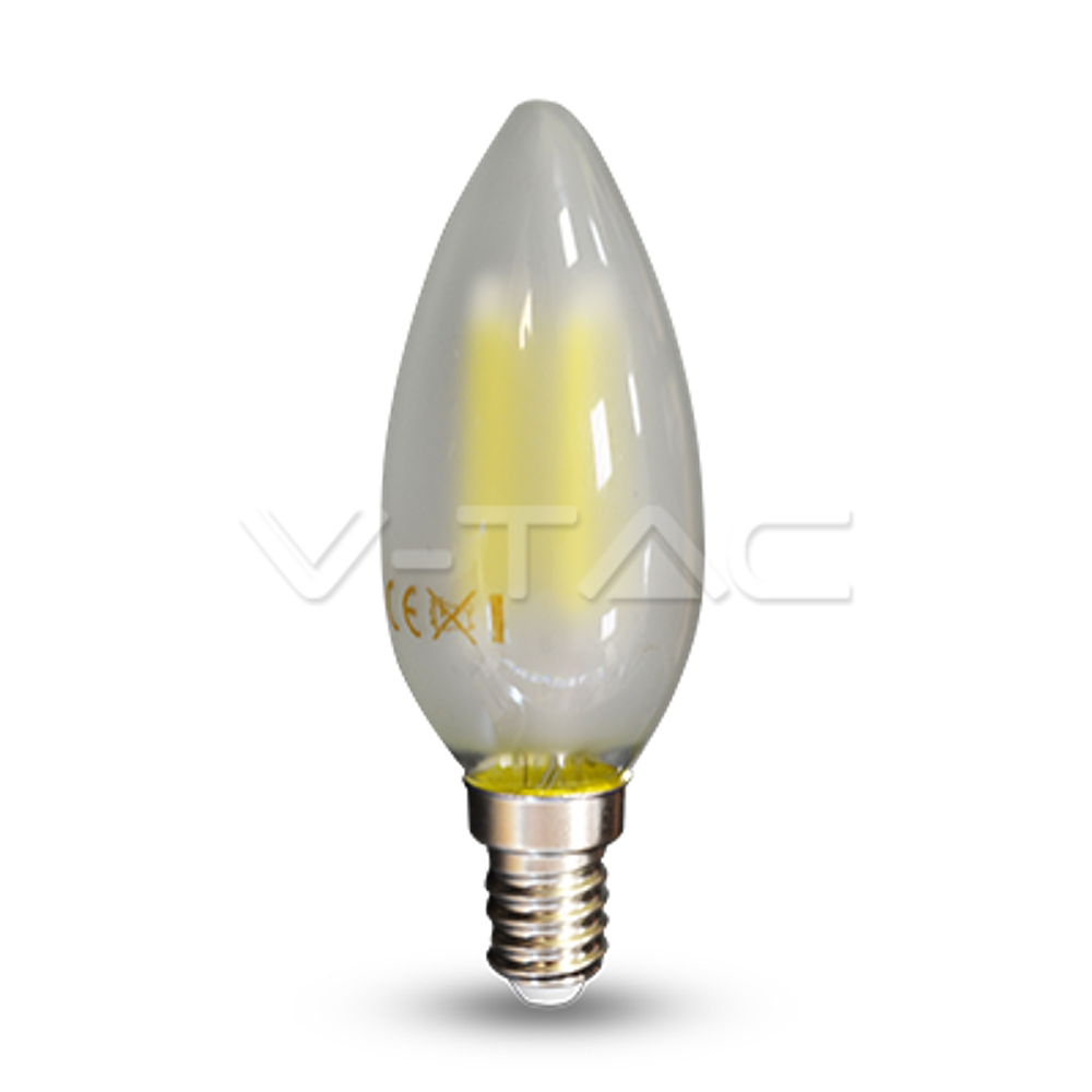 Лампа светодиодная, филамент V-TAC, E14, 4 Вт, 4000К, SKU 4475