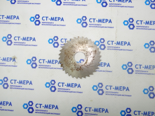 Фреза отрезная по металлу 63х1.4х16мм. z=32 Р6М5 без фаски без ш/п