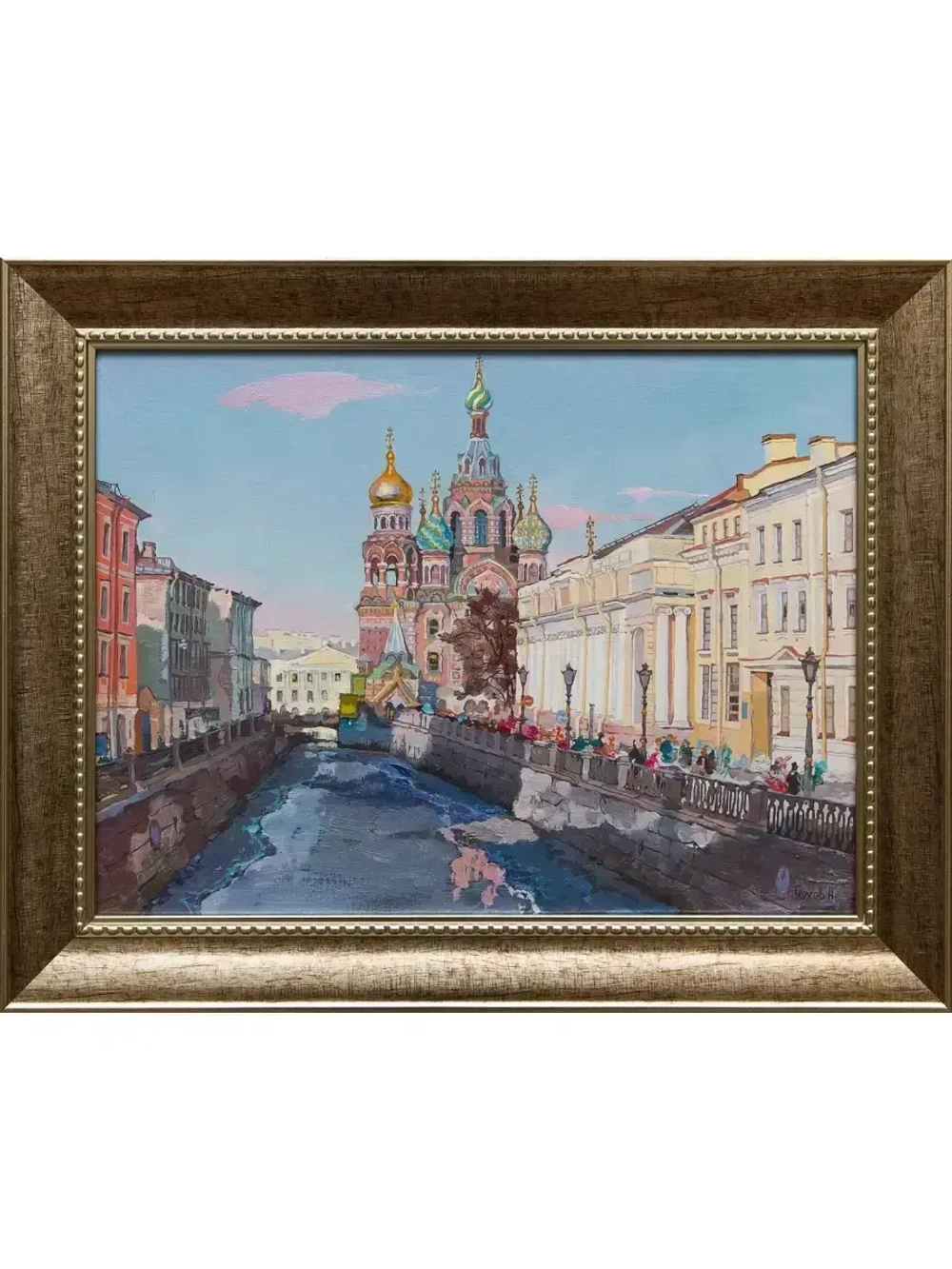 Картина маслом Вечер у Спаса Глухов