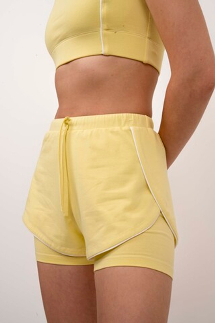 Мини-шорты с контрастным кантом | + цвета