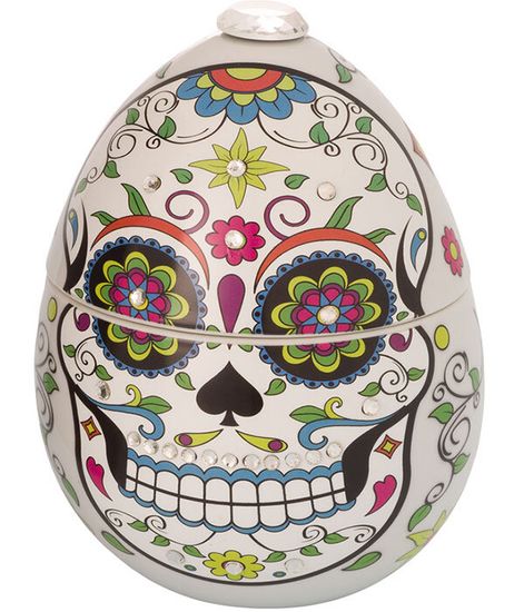 White skull, свеча Skull collection, Ladenac Milano