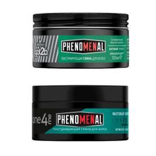 One4me Текстурирующая глина для волос PHENOMENAL Мужской аромат Матовый эффект (Schwarzkopf got2b)