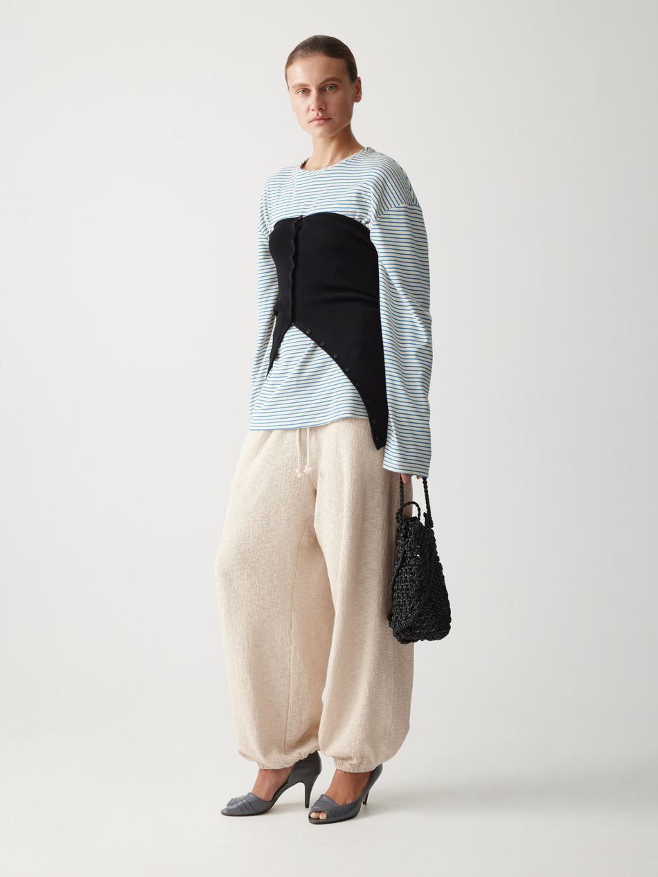 Вязаный корсет BUTTON