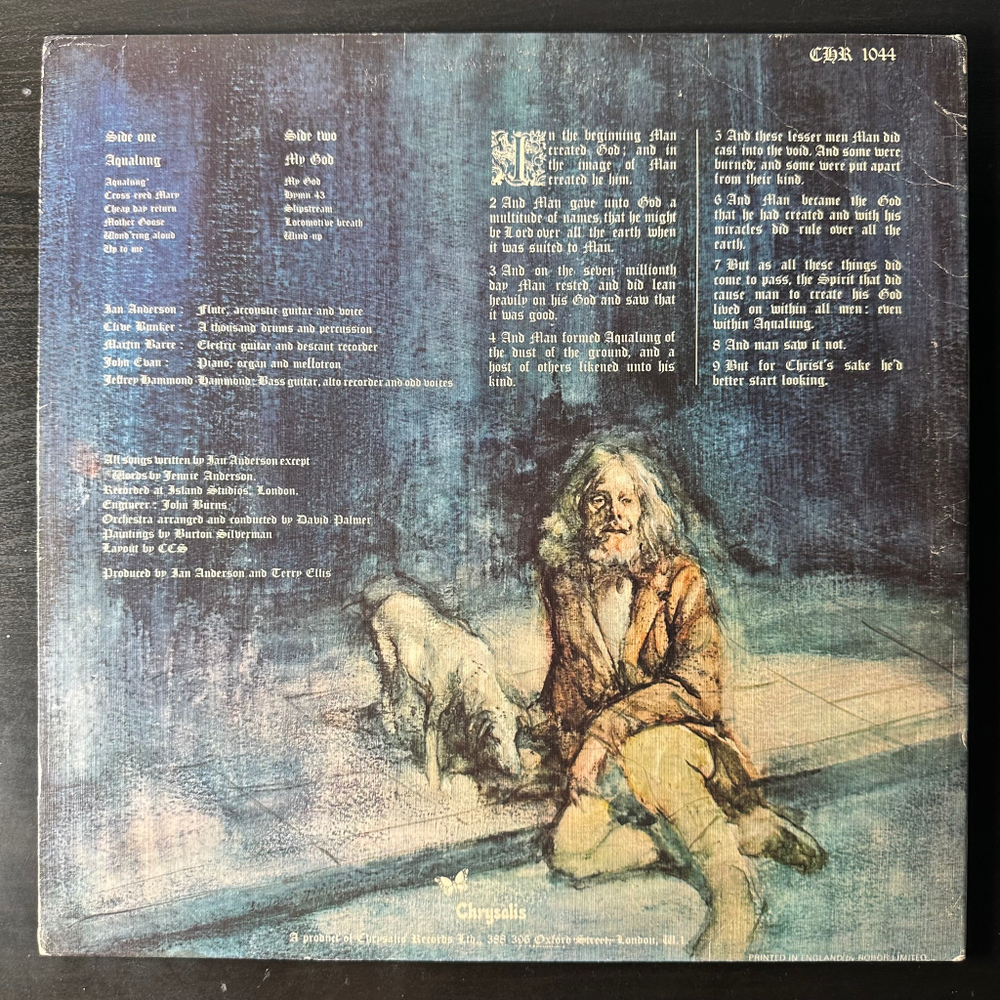 Jethro Tull ‎– Aqualung (Англия 1980г.)