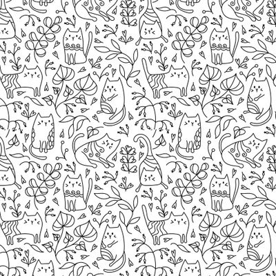Котики коты ботаники