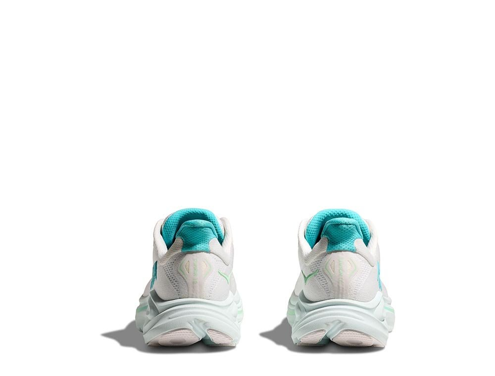 Кроссовки для бега женские Hoka Clifton 10 Бело-Бирюзовые