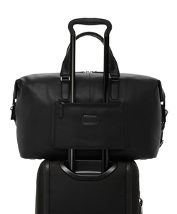 Сумка дорожная кожаная Nelson/Black bombe