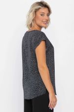 Блуза Милена (черная) Б14303-8М LT Collection