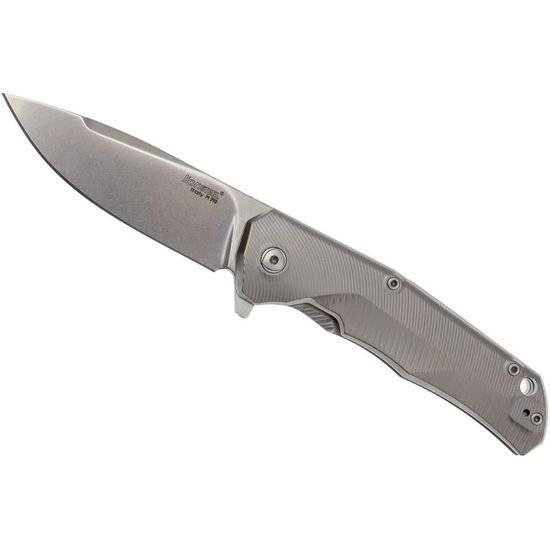 Складной нож Lion Steel "T.R.E." L/TRE-BL c клинком из стали Böhler M390 Microclean®, рукоять титан