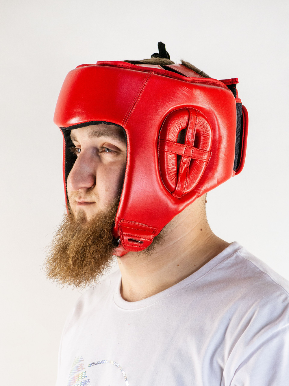 Шлем BoyBo TITAN, IB-24 (одобрены ФБР) красный