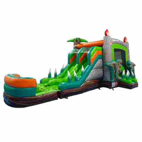 Надувная водная горка «Прыжок динозавра», 10*5*4,5 м