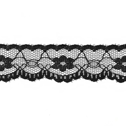Кружево капрон ш.2см 179У   черный