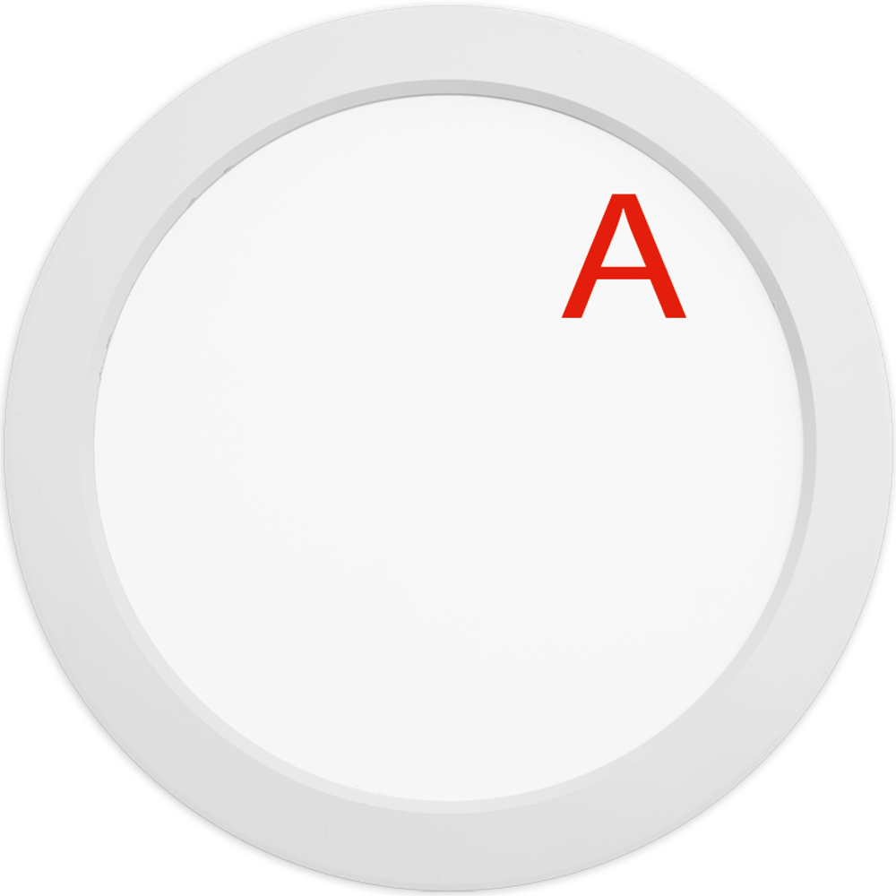 Светильник LED ДАУНЛАЙТ ДВО06-30-041-4К 30Вт 4000К с БАП EM1 IP54 Матовый 3000лм 220х30мм WOLTA PRO