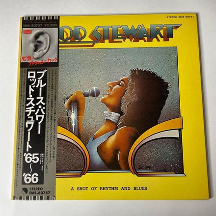Винтажная виниловая пластинка LP Rod Stewart A Shot Of Rhythm And Blues (Japan 1976) (Obi)