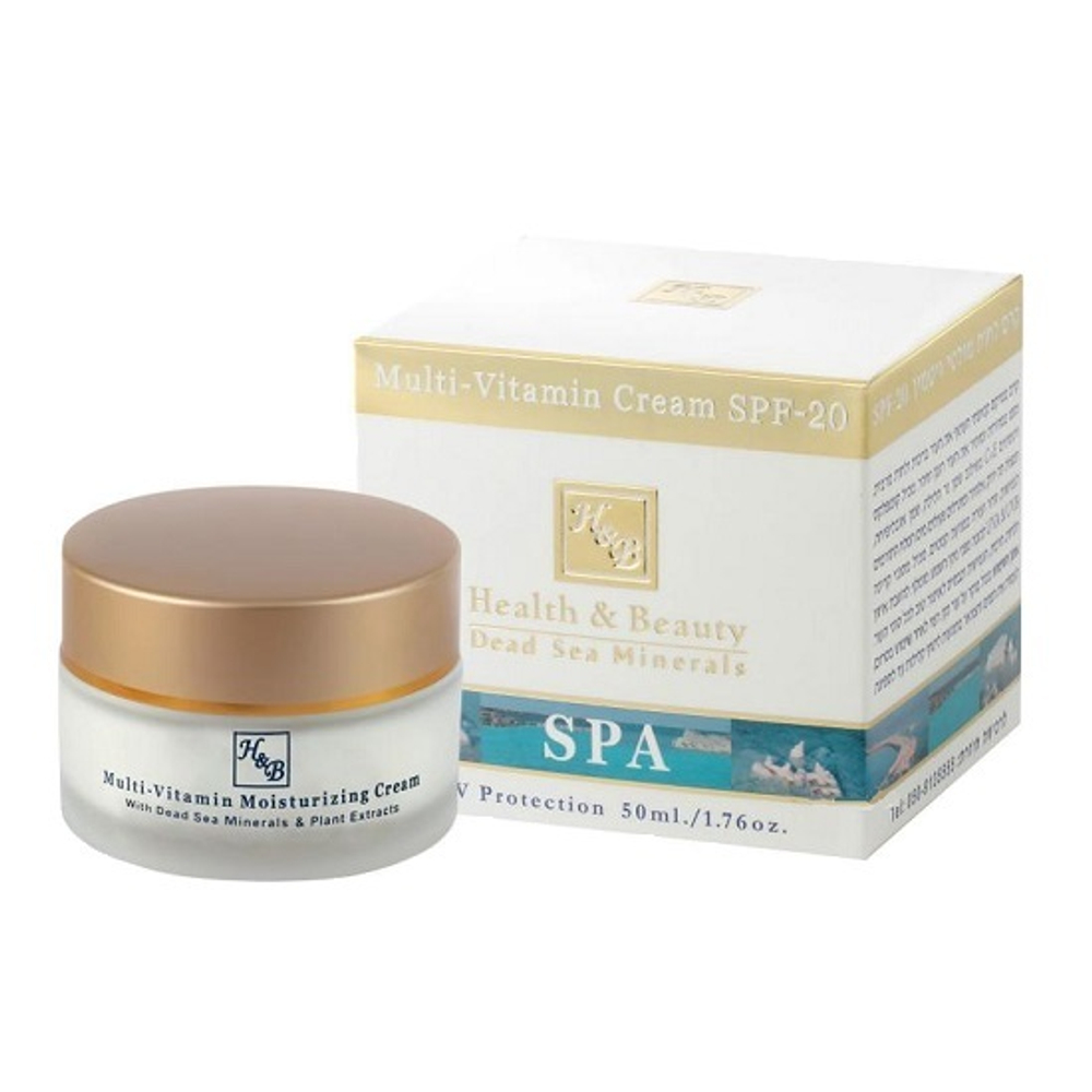 Крем для лица мультивитаминный увлажняющий SPF20 Health&Beauty 50мл