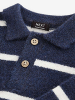 Поло с длинным рукавом для мальчика Next 949-247, Темно-синий