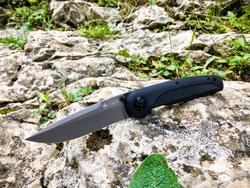 Складной нож Biker Z M390 Black G10 StoneWash